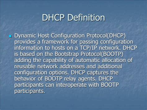 dhcp meaning medical